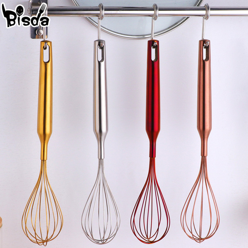 Kitchen Gadgets And Appliances - Agitador de huevos de acero inoxidable,