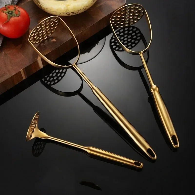 Potato Masher Ricer - Trituradora de patatas de acero inoxidable