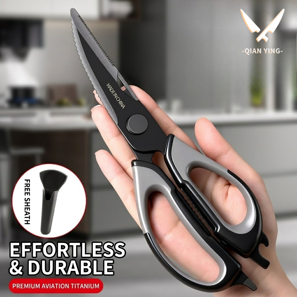 Zyliss Kitchen Gadgets - Tijeras de Cocina de Titanio para