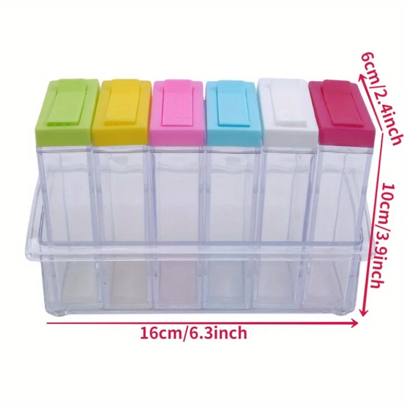 Caja de condimentos transparen - Kitchen Gadgets Storage reseña y precio