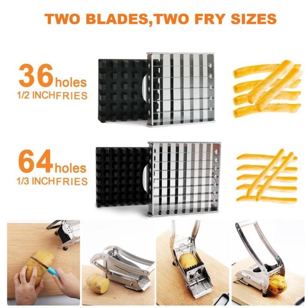 Cortador Manual de patatas fri - Potato Masher Ricer reseña y precio