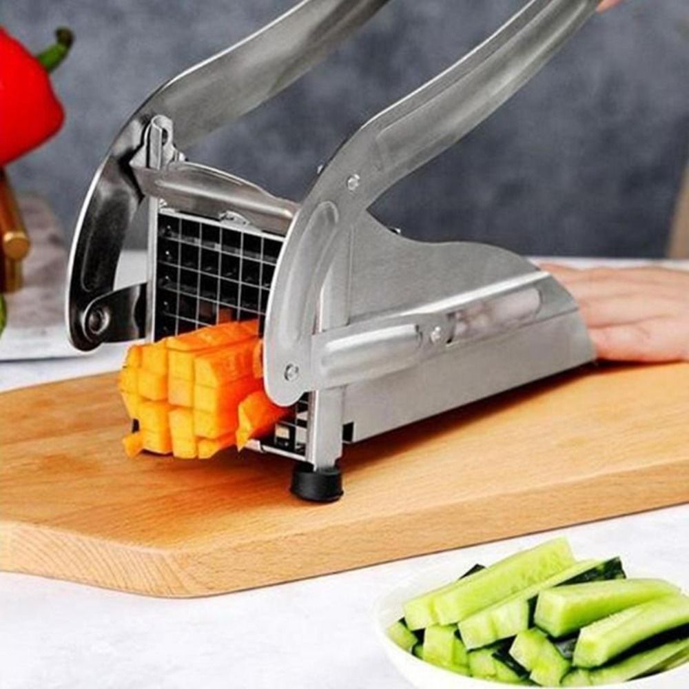Cortador Manual de patatas fri - Potato Masher Ricer reseña y precio