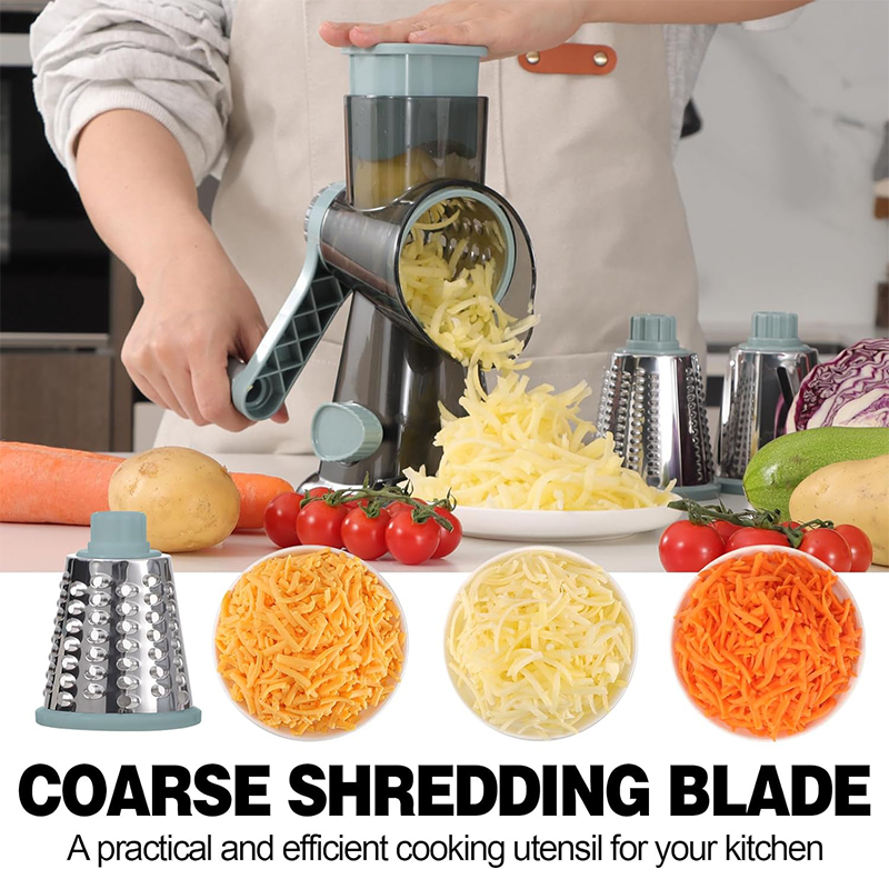 LMETJMA Rallador de queso gira - Potato Masher Ricer reseña y precio