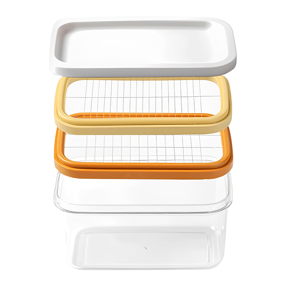 Caja para platos de mantequill - Kitchen Gadgets Storage reseña y precio
