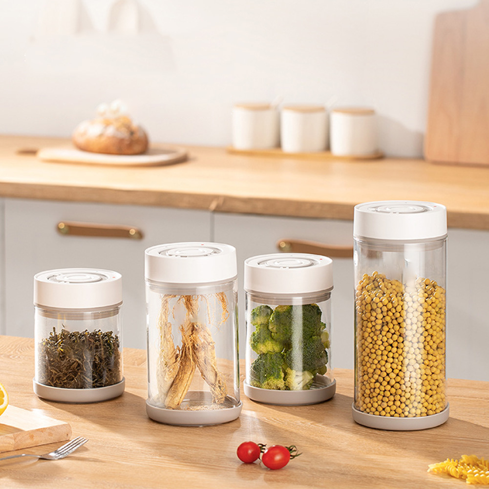 Tarro de vidrio a prueba de hu - Kitchen Gadgets Storage reseña y precio