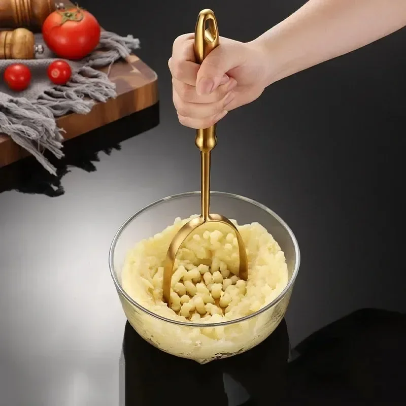 Trituradora de patatas de acer - Potato Masher Ricer reseña y precio
