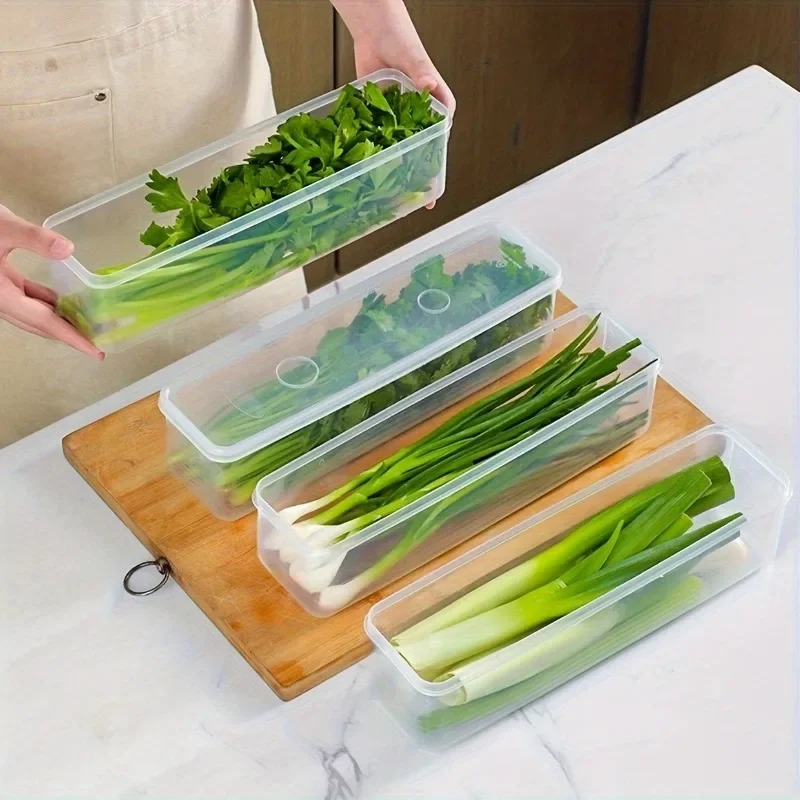 1/2/4 Piezas Caja de Almacenam - Kitchen Gadgets Storage reseña y precio