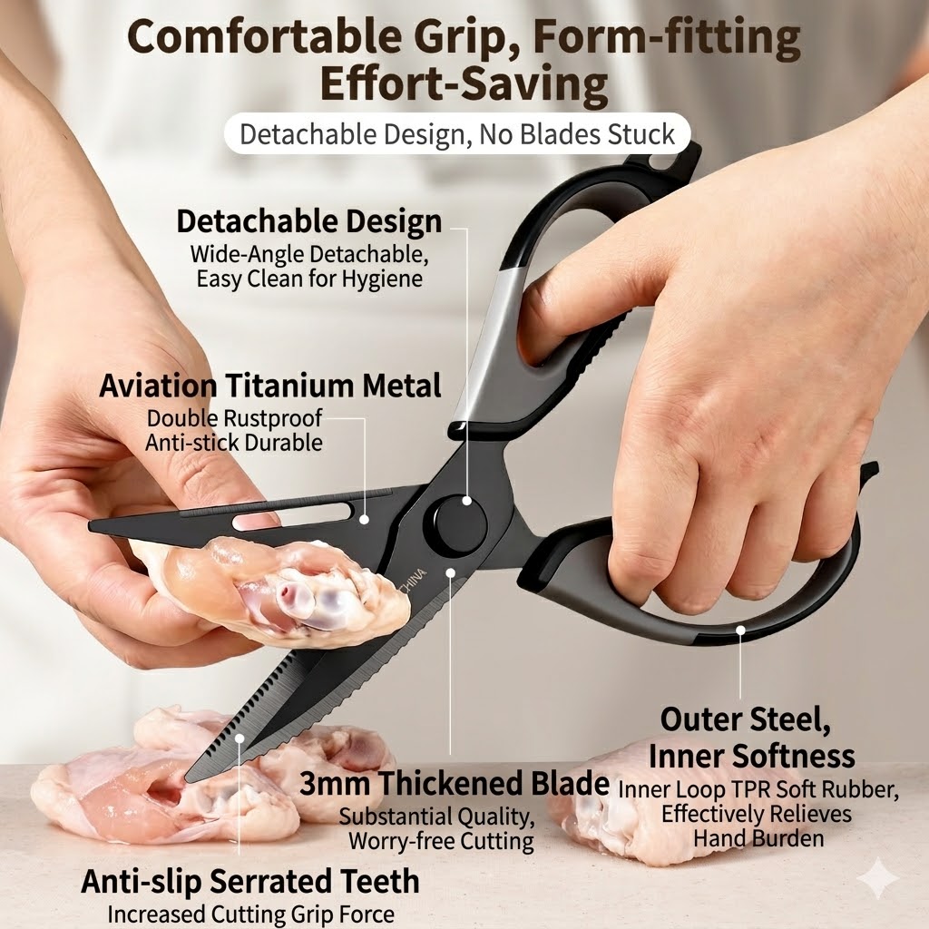 Tijeras de Cocina de Titanio p - Zyliss Kitchen Gadgets reseña y precio