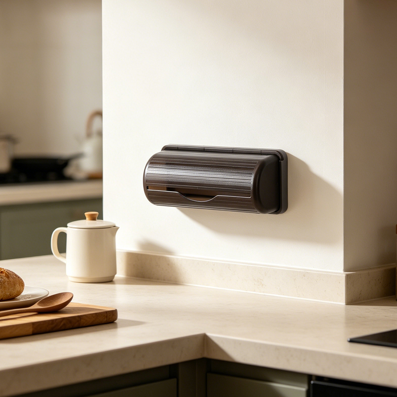 Soporte de pared para bolsas d - Kitchen Gadgets Storage reseña y precio