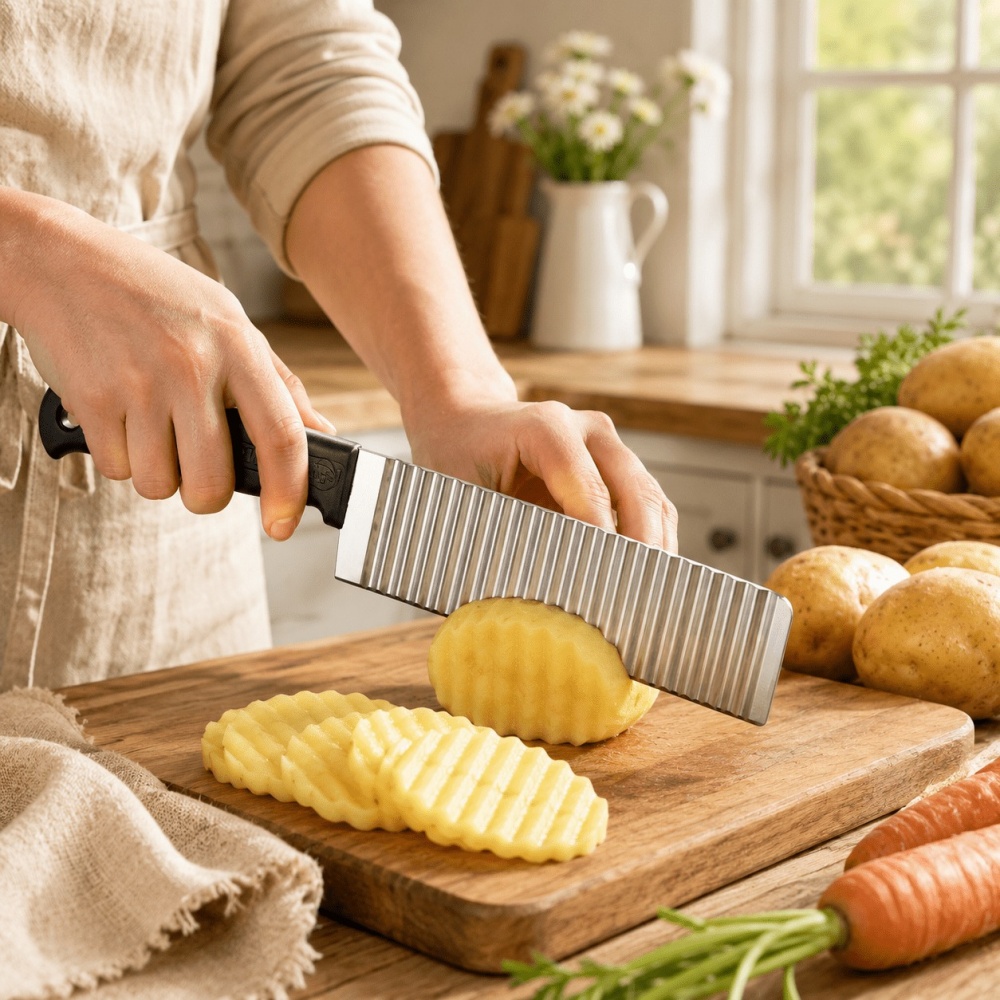 Cortador de Patatas de Acero I - Potato Masher Ricer reseña y precio
