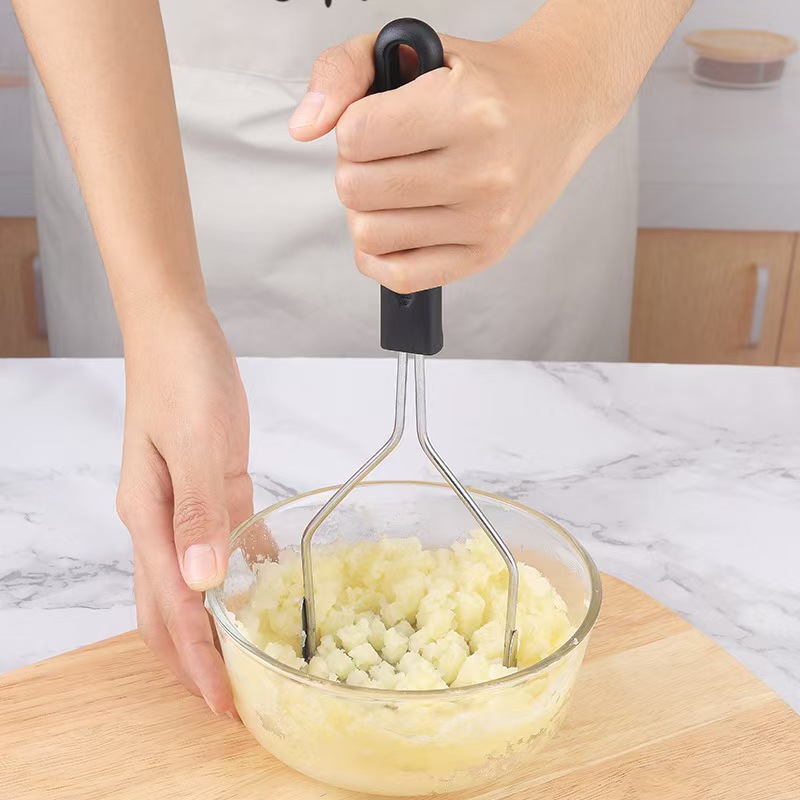 Empujador de patatas de acero  - Potato Masher Ricer reseña y precio