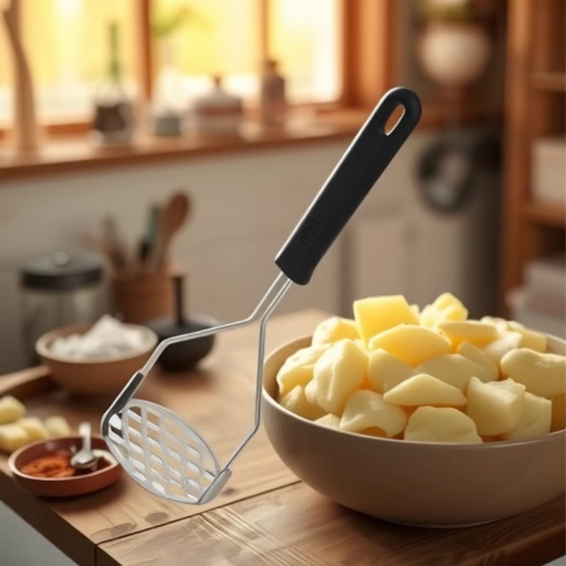 Empujador de patatas de acero  - Potato Masher Ricer reseña y precio