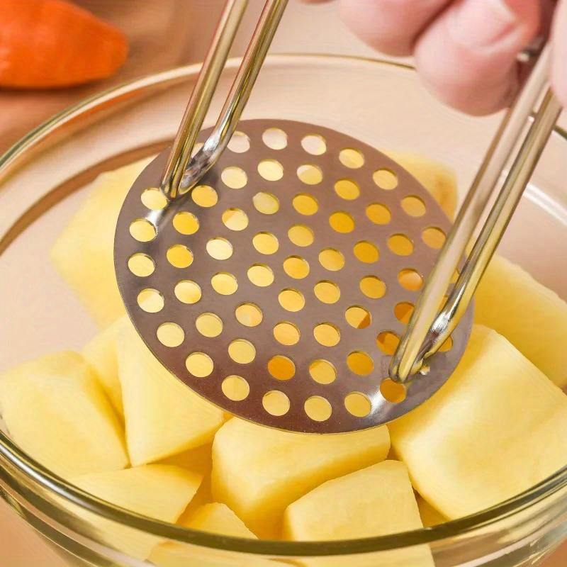 Trituradora de patatas de acer - Potato Masher Ricer reseña y precio